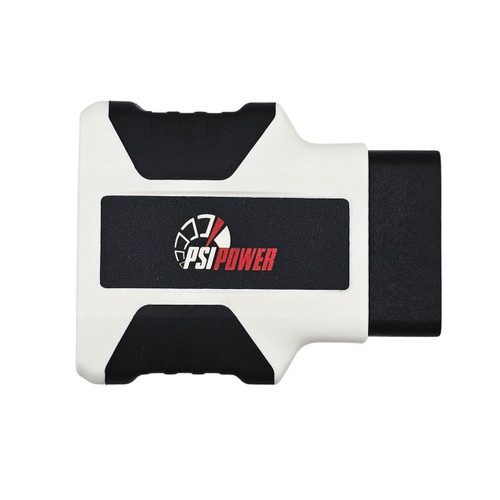 Front view of the HP Tuners RTD+ device included with PSI Power custom tunes for Chevrolet Corvette Stingray 6.2L LT1 applications.