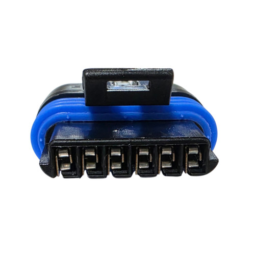 Replacement 6-inch Detroit communication wiring harness with OEM-style 6-way Aptiv connector