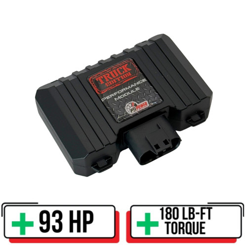 Performance Module for 2017–2023 6.6L L5P Duramax Engines – 61700 shown with module box, wiring harness, and connectors for simple plug-and-play installation. Performance Module for 2017–2023 6.6L L5P Duramax Engines – 61700 shown with module box, wiring harness, and connectors for simple plug-and-play installation.