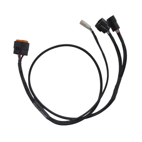 Performance Module for 3.8L and 6.1L Kubota Engines (model KUB1500) shown with a compact black housing, labeled connectors, and plug-in wiring harness, designed to improve engine power, torque, and overall performance.