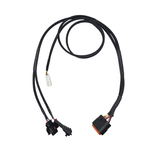 Performance Module for 1.5L, 1.6L, 2.1L, and 2.2L Yanmar Tier IV Final Engines (model YM1522) featuring a compact black housing with labeled connectors and plug-in wiring harness, designed to enhance engine power, torque, and overall efficiency.