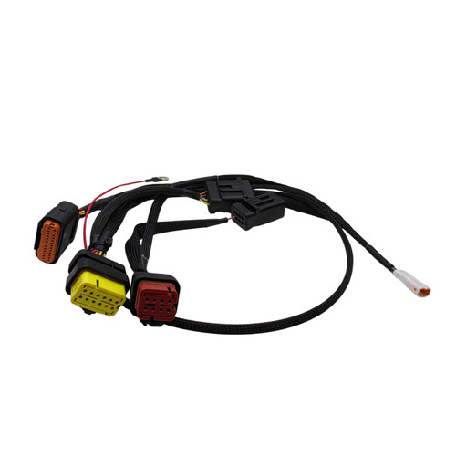 Performance Module for 3.1L Yanmar Tier IV Final Engines (model YM3104) featuring a durable black housing with labeled connectors and plug-in wiring harness, designed to enhance engine power, torque, and overall efficiency.