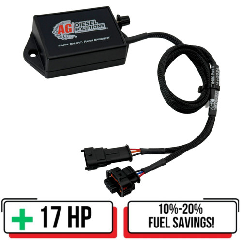 Performance Module for 2.2L Iveco/FPT Tier IV Final Engines (model IV2204) shown with durable black housing, labeled connectors, and plug-in harness designed for easy installation and improved engine performance.