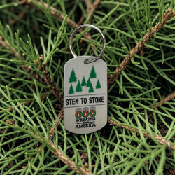 Stem to Stone Logo Keychain