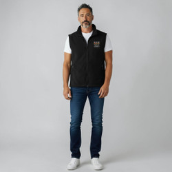 Black WAA Logo Fleece Vest