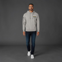 Cotton Heritage Sleeve Print Hoodie | Oatmeal Heather 