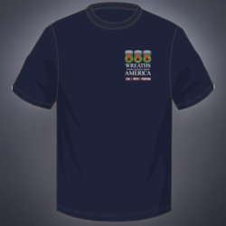 2024 Theme Short Sleeve Navy T-shirt