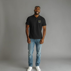 Black Performance Polo Shirt
