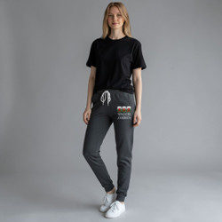 Dark Gray Logo Bella Joggers