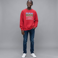 NEW! Youth Red Crewneck Sweatshirt