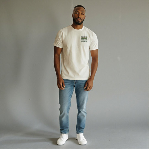 White Volunteer T-Shirt (Short Sleeved)