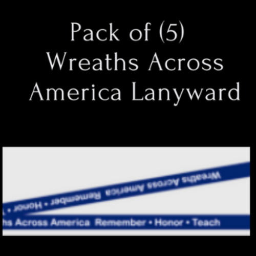 WAA Lanyard (5) Pack - Blue 