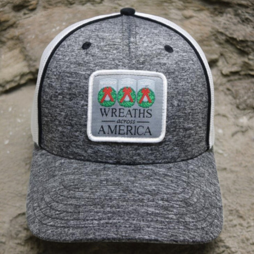 Gray Patch Mesh Hat Gray Patch Mesh Hat