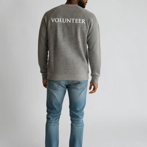 WAA Logo Volunteer Crewneck Unisex Gray 