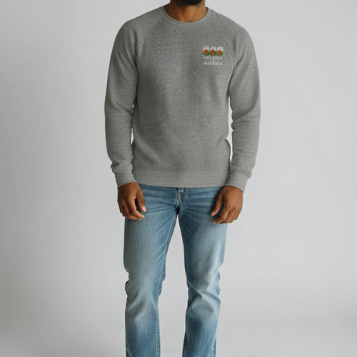 WAA Logo Volunteer Crewneck Unisex Gray 