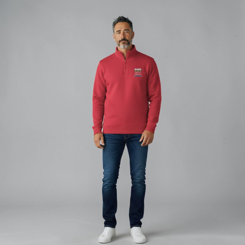 WAA Quarter Zip | Red