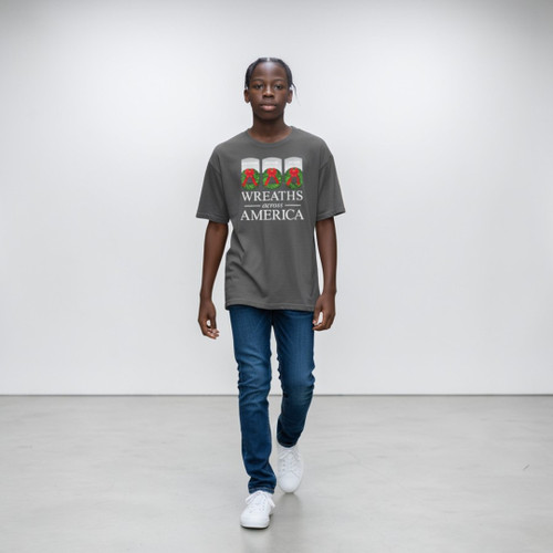 WAA Youth Asphalt Grey Short Sleeve T-shirt