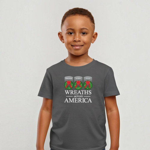WAA Youth Asphalt Gray Short Sleeve T-shirt