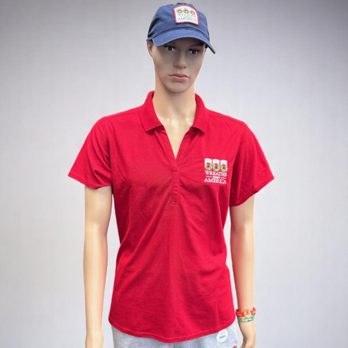 Womens Red Polo Womens Red Polo