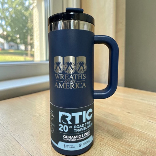 NEW! Navy RTIC Travel Mug