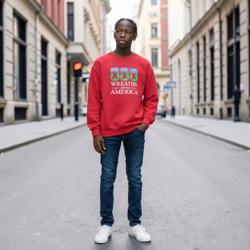 Red WAA Crewneck Sweatshirt