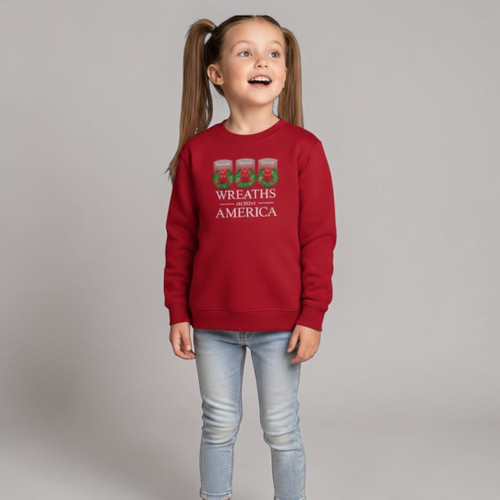 Youth Red Crewneck Sweatshirt