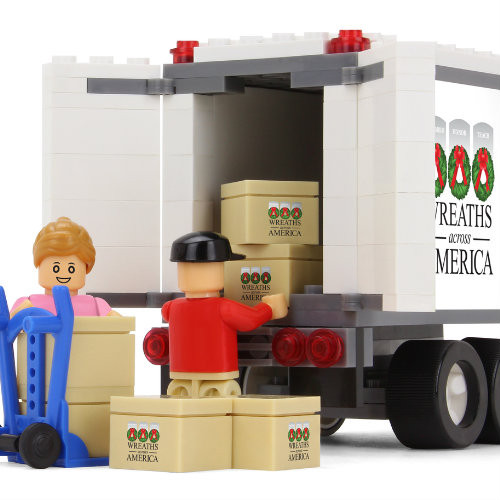 Trucking Toy Block Set with Wreath Sponsorship