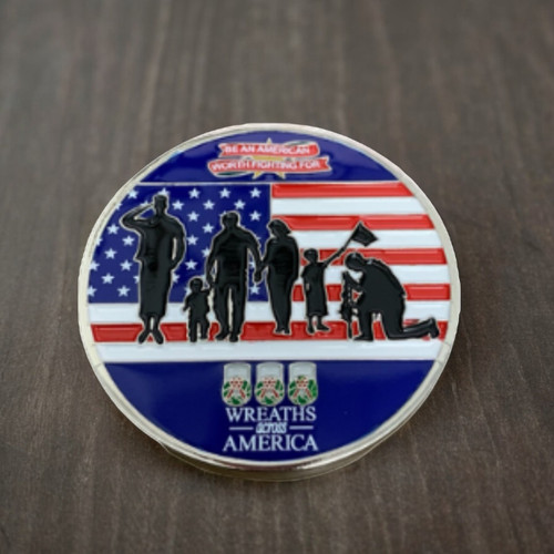 2020 Challenge Coin Be An American Worth Fighting For