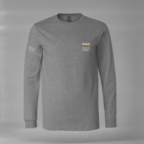 WAA Logo Long Sleeve Tee | Gray | Unisex