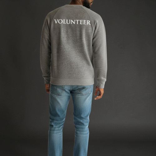 WAA Logo Volunteer Crewneck Unisex Gray 