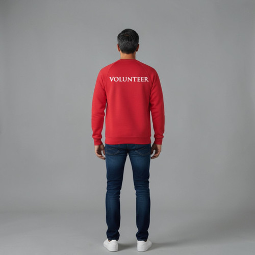 WAA Logo Volunteer Crewneck Unisex Red 