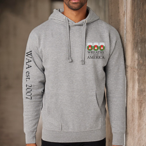 Cotton Heritage Sleeve Print Hoodie | Oatmeal Heather 