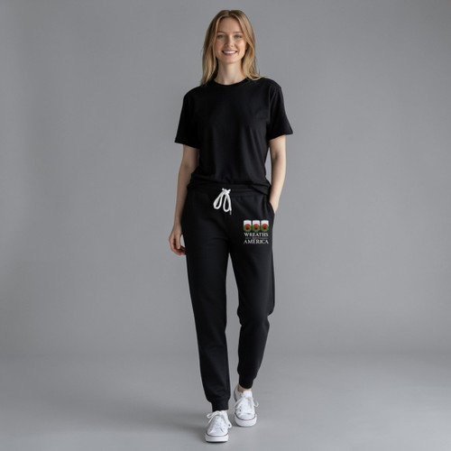 Black Logo Bella Joggers