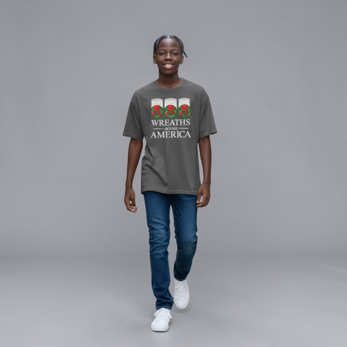 WAA Youth Asphalt Gray Short Sleeve T-shirt