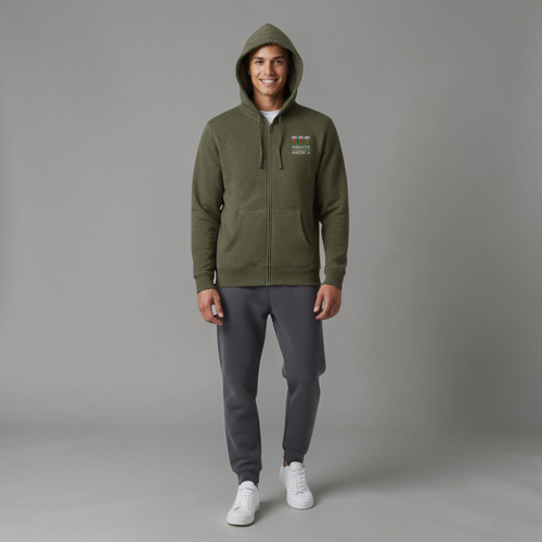 Full-Zip Fleece Hoodie
