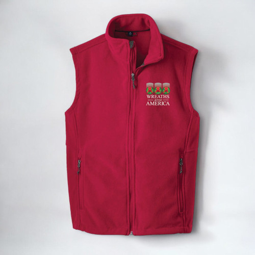 NEW! Red WAA Logo Fleece Vest
