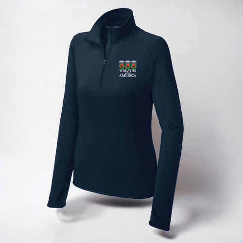 NEW! Navy Stretch Quarter Zip