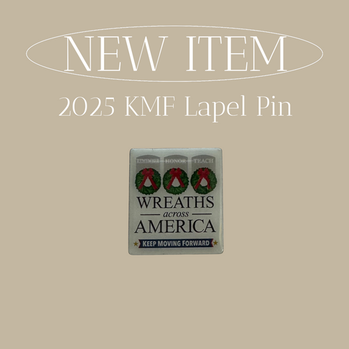 2025 Keep Moving Forward Lapel Pin