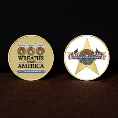 2025 Challenge Coin Keep Moving Forward