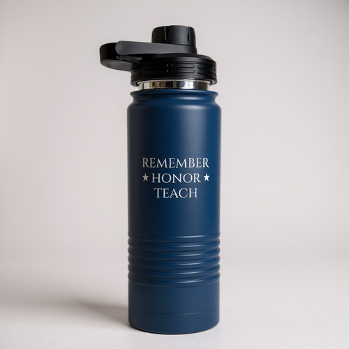 NEW! Navy Patriot Water Bottle