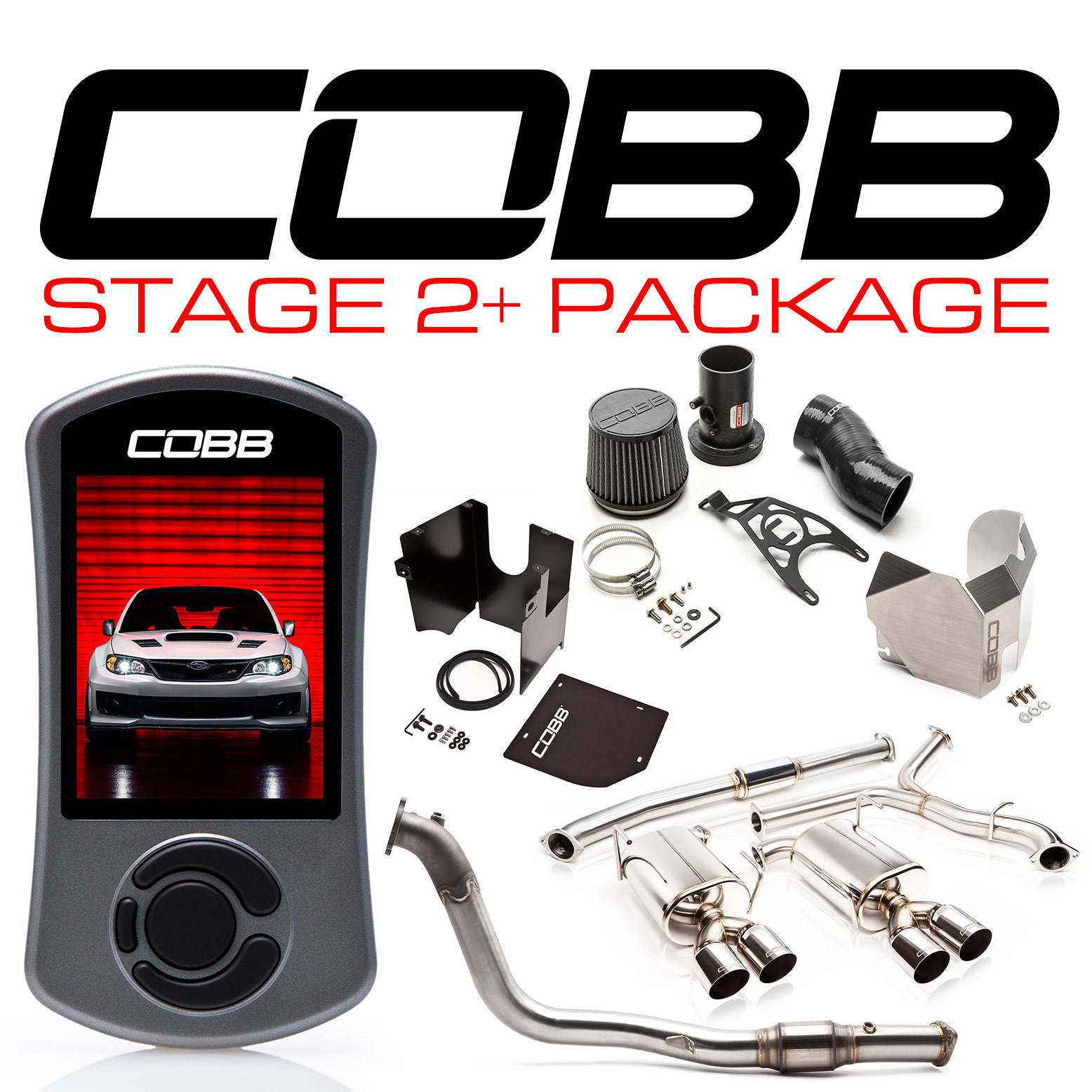 Cobb Stage 2+ Power Package for 11-14 Subaru STI (Sedan)- Blue