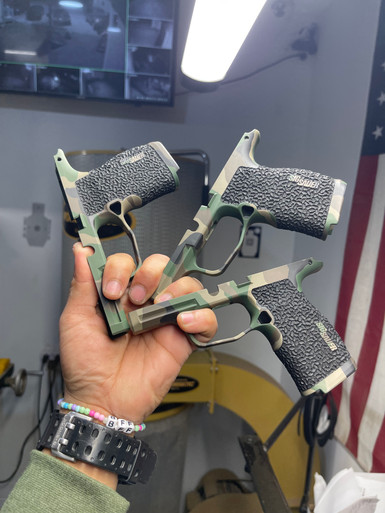 CUSTOM SIG P365XL CERAKOTED & STIPPLED FRAMES *NO MANUAL SAFETY*