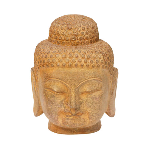 Blue Stone Buddha Head Statue