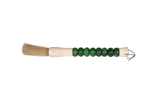 Green Jade Abacus Calligraphy Brush - M