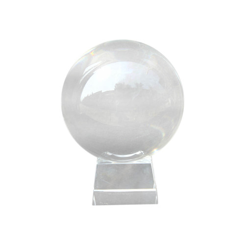 Crystal Fengshui Ball 8 Inch with Crystal Stand