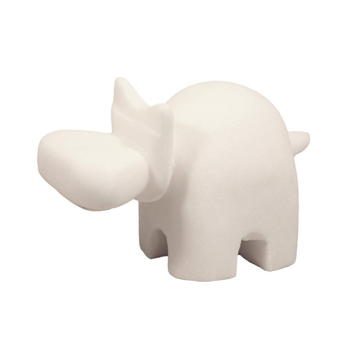 White Marble Hippo