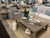 Peninsula Slipcovered Swivel Sofa Chair Wash Linen Gray