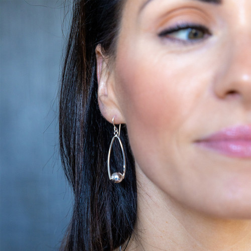 Xanthe Drop Earrings - Silver