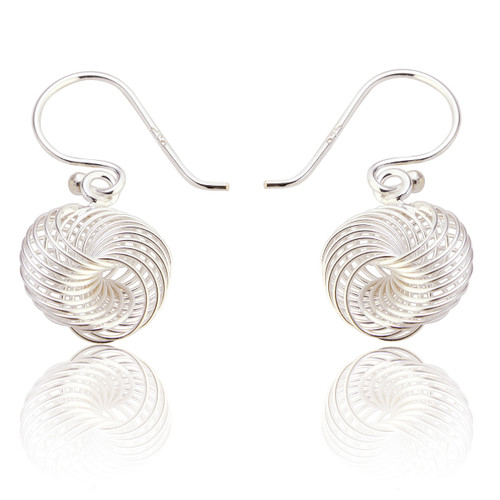 Portia Drop Earrings - Silver