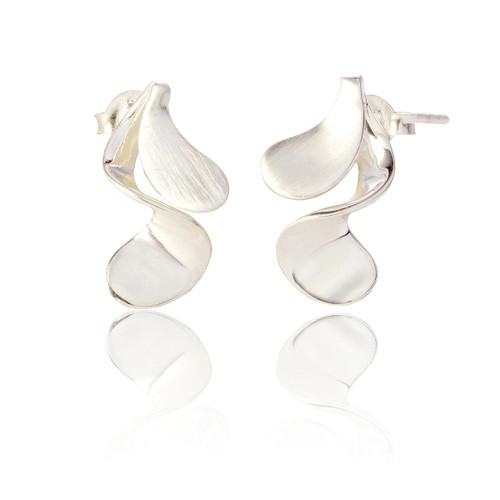 Leila Drop Earrings - Silver
